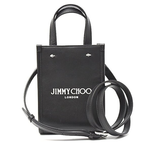 JIMMY CHOO Black Leather Tote Bag - Picture 1 of 10